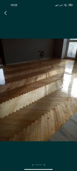 Шліфування паркету та підлоги