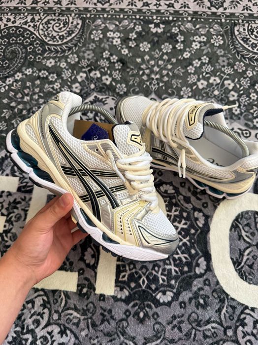 Кросівки Asics Gel-Kayano 14 White Silver Cream | Нові / Оригінал | 43