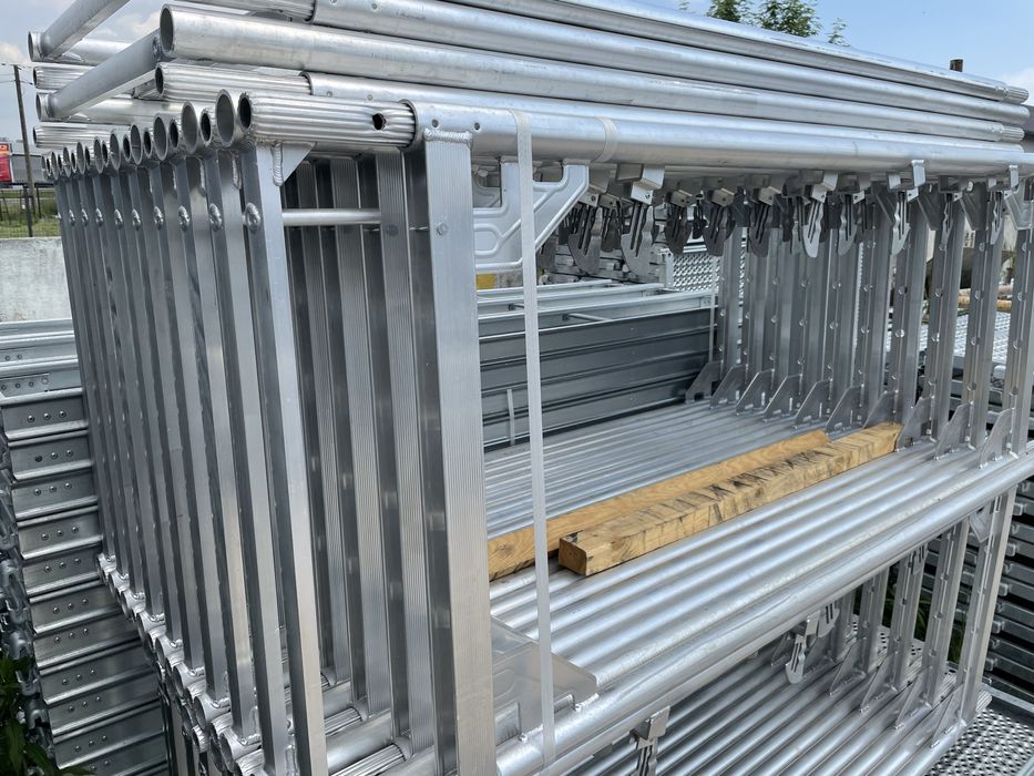 Rusztowania elewacyjne System Plettac 120 m2, Bauman, Modułowe.