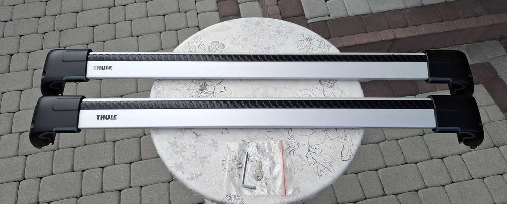 Thule Bagażnik Dachowy Rowerowy BMW X1 E84 Belki Poprzeczki Na Relingi