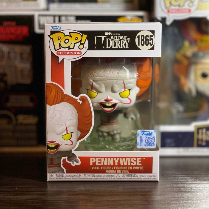 Колекційна фігурка Funko Pop Pennywise 1865 клоун Пеннівайз IT Воно Ексклюзив Оригінал Фанко Welcome to Derry Ласкаво просимо у Деррі Подарунок