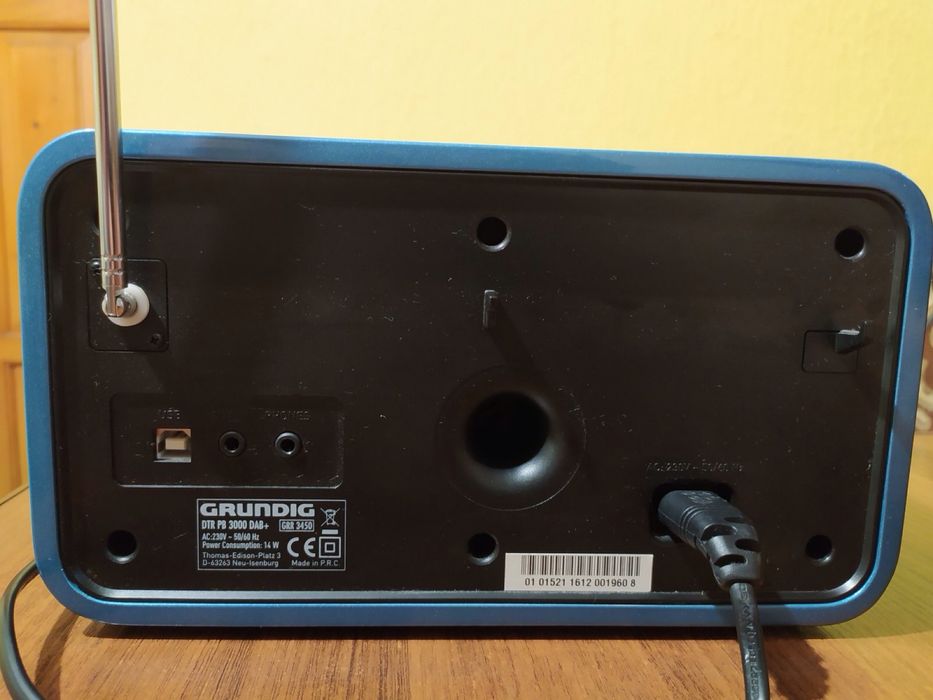 Цифрове радіо DTR 4000 DAB + BT Blue Grundig 27,5х13,5х14,5см