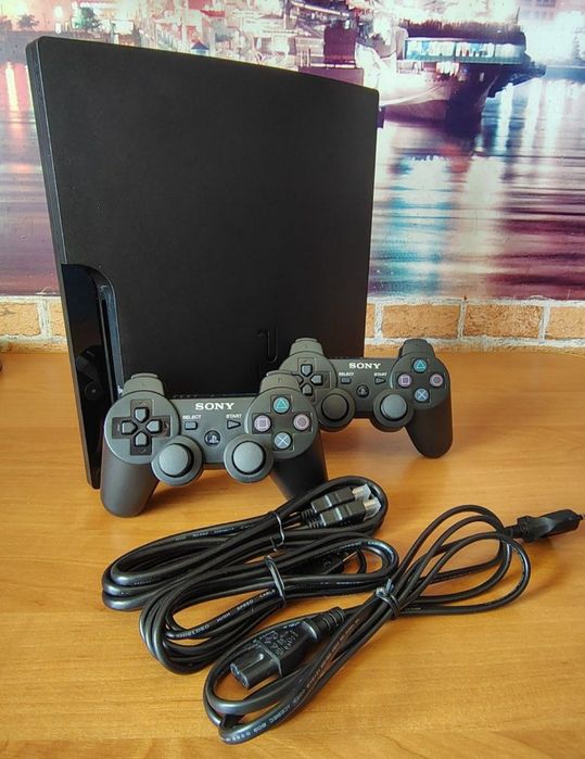 Sony PlayStation 3 Slim + 3700 ігор багато встановлено, плойка, PS3, ПС3, плейстейшн 3