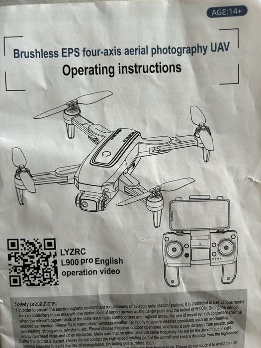 Drone como novo .