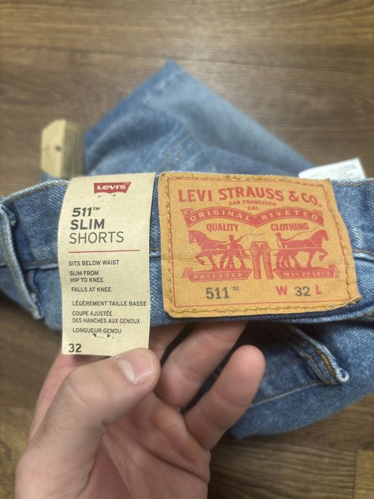 Джинсові шорти Levi’s 511 Slim, W32