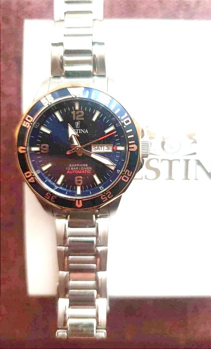 Zegarek męski Festina F20478-3 Diver Sapphire Automatic