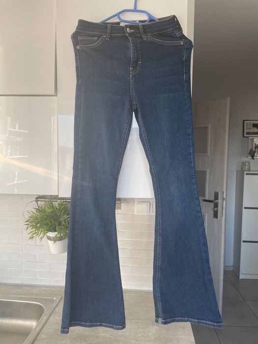 Topshop Jamie flare spodnie jeansy dzwony 26 30