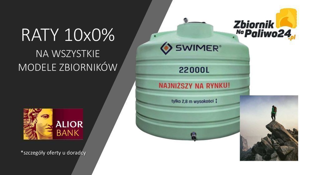 Zbiornik do RSM, wody 22000 litrów SWIMER PROMOCJA !!