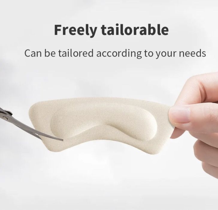 Накладки вставки у взуття від натирання п'ят 2 шт. Чорний 10 мм