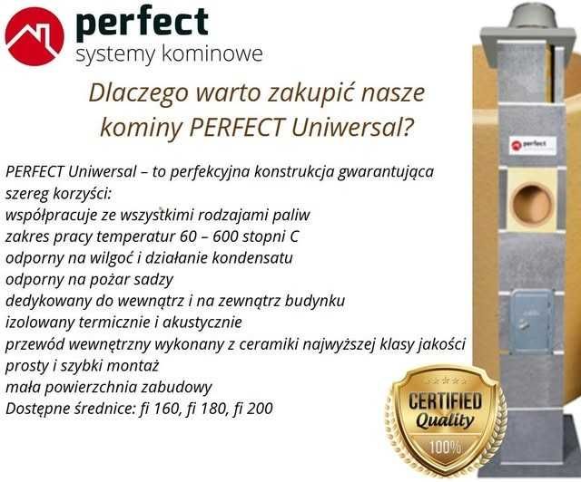 Komin perfect fi 200 spalinowy 4mb, super oferta!