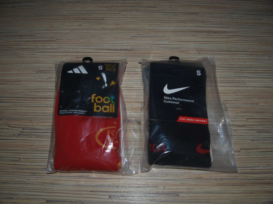Zestaw dwóch par getrów piłkarskich Nike Adidas w rozmiarze S nowe!!!