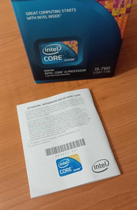 Процесор Intel Core i5-760 + кулер