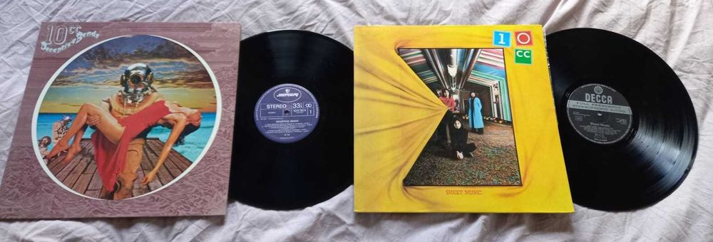 10cc ‎– Sheet Music e Deceptive Bends LP