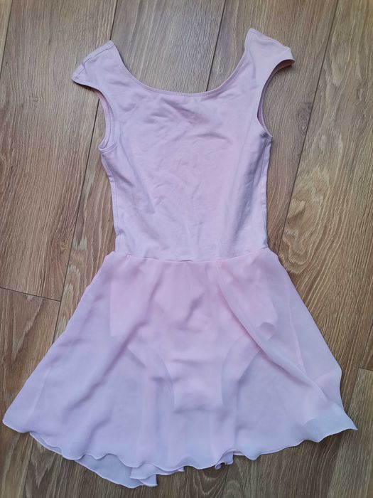 Różowe body baletowe z tiulową spódniczką Arabesque gimnastyka