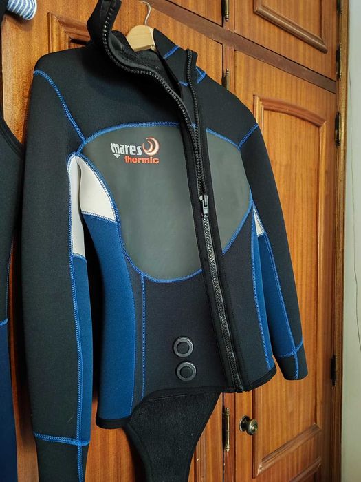 Fato de Neoprene Completo Mares 5mm – Duas Peças – Excelente Estado