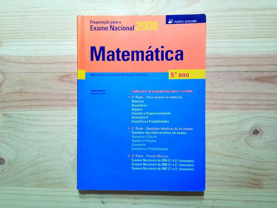 Livro Matemática - Preparação Exame Nacional 2008 - 9º Ano