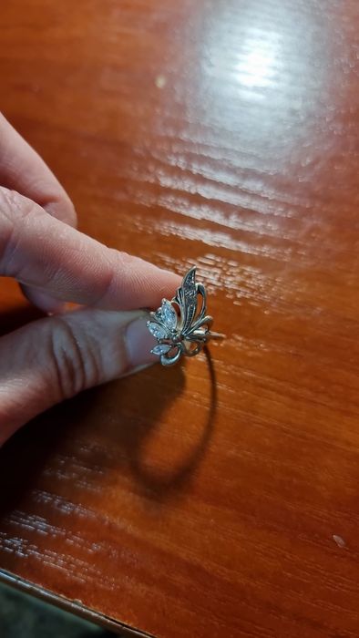 Кольцо серебряное