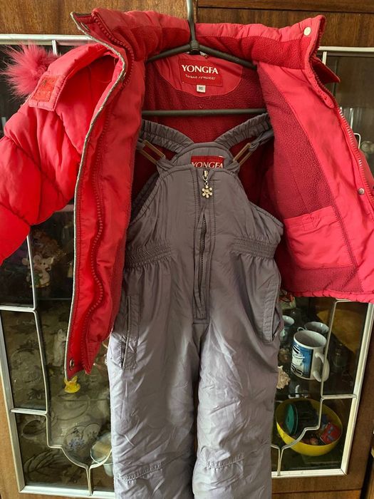 Зимова куртка комбінезон костюм комплект 86р.