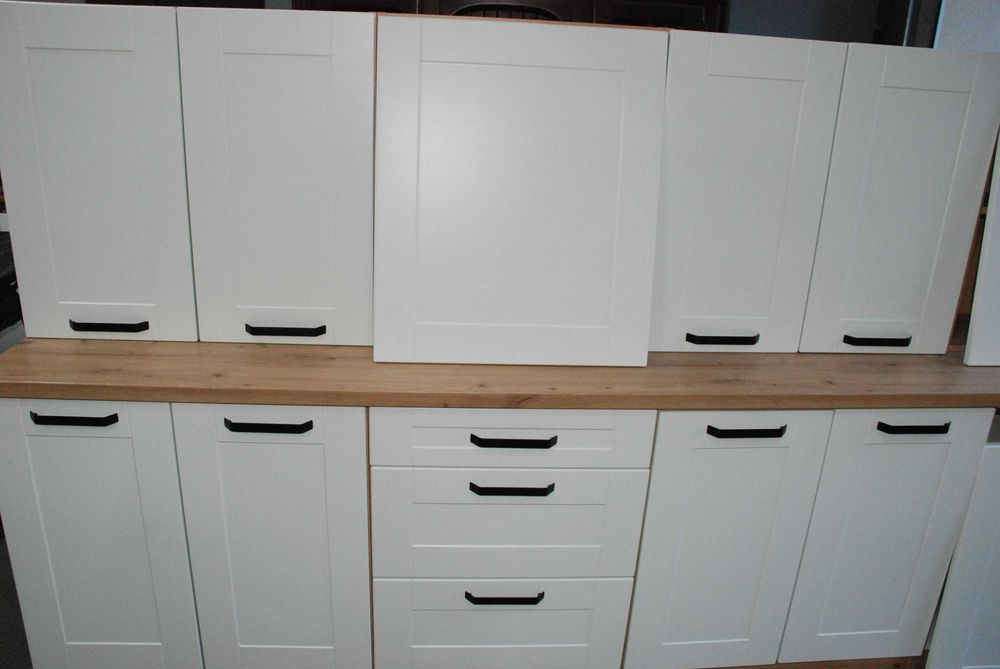 Meble kuchenne Białe/Artisan MDF 19 mm - Nowe - styl Skandynawski