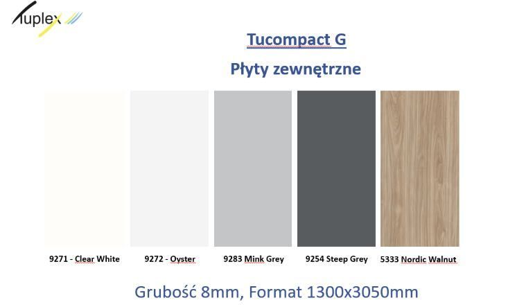 Płyta elewacyjna HPL – zewnętrzna 1300 × 3050 × 8 mm 5 kolorów