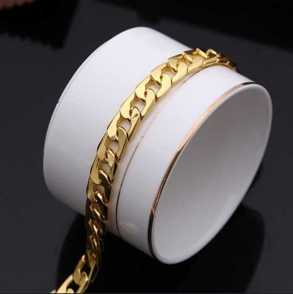 Pulseira banho de Cubano tamanho 1,2MM