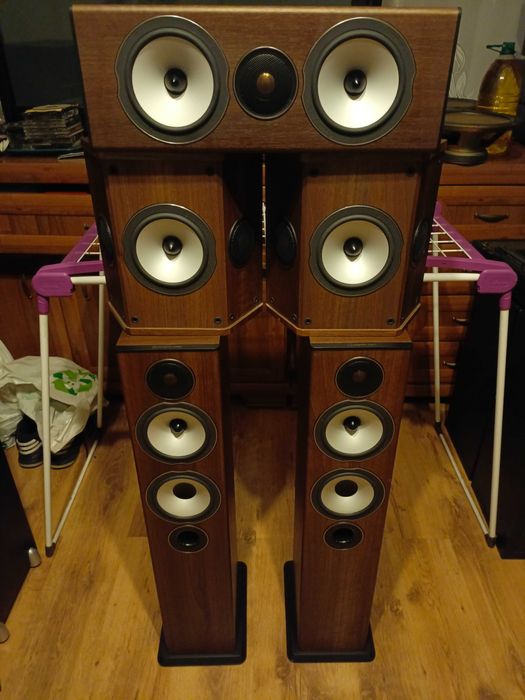 Sprzedam cały zestaw kolumn 5.0 Monitor Audio Bronze, bez