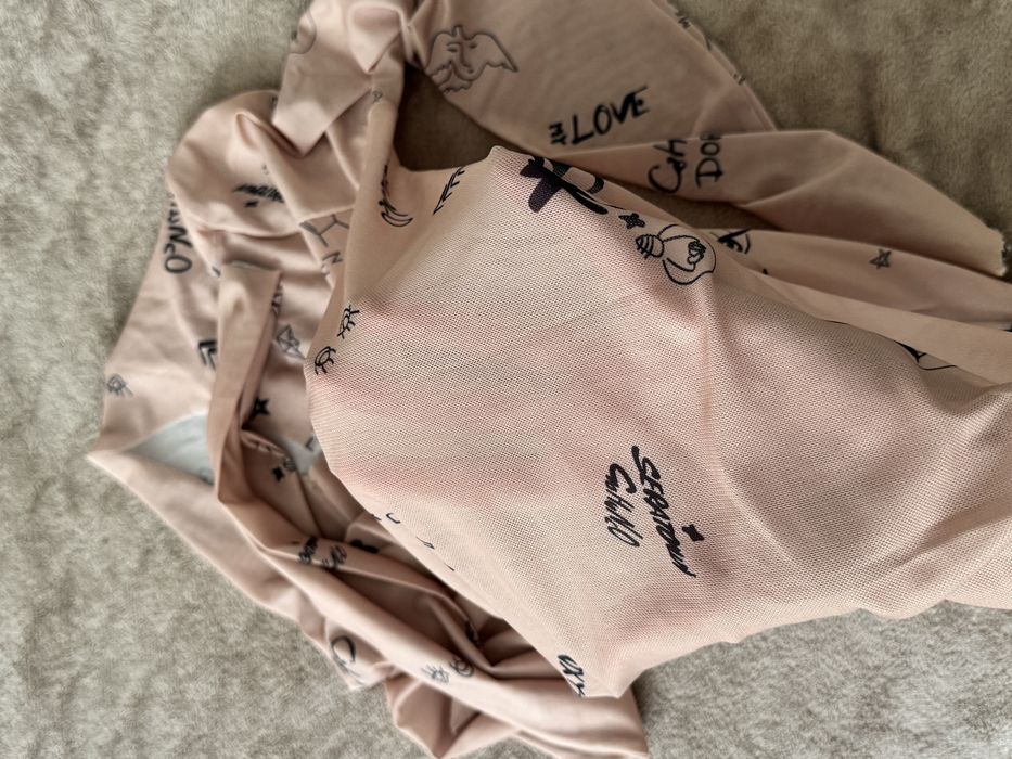 Бодік, прозорий боді з «тату»