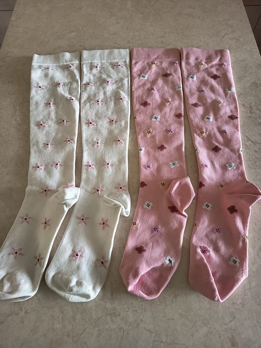 Skarpety podkolanówki 2 pary uciskowe kompresyjne przeciwżylakowe L XL