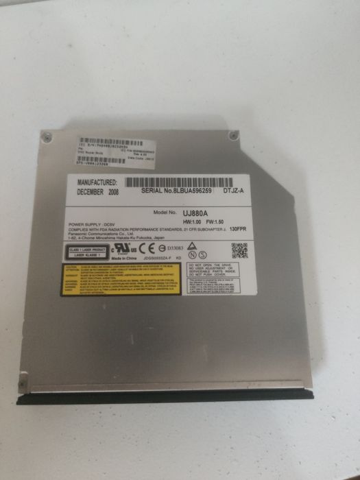 Leitor gravador Panasonic UJ880A Dvd±rw SATA
Modelo: UJ880A
Interface: