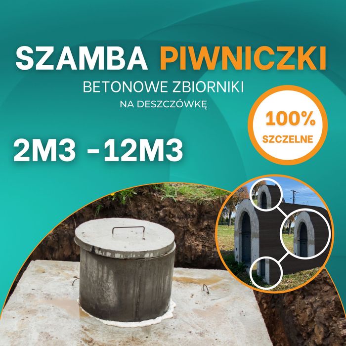 Szambo betonowe Szamba betonowe Zbiornik na deszczówkę Zbiorniki