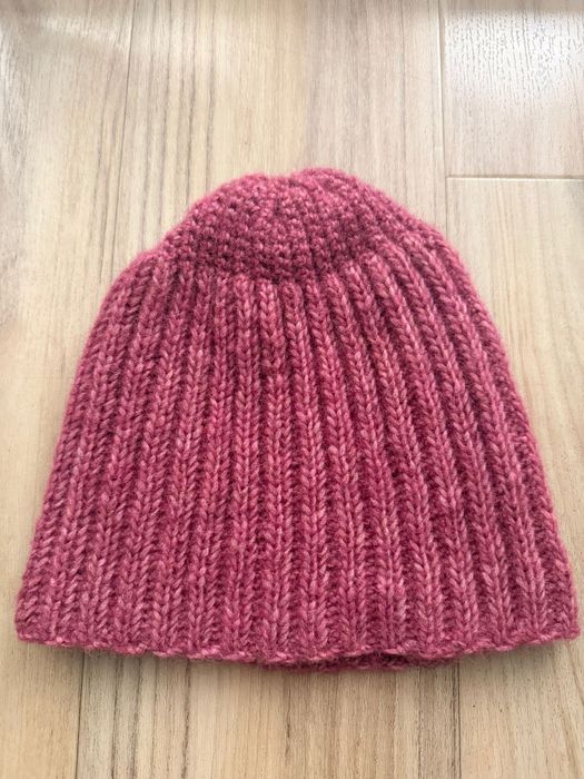 Ręcznie robiona czapka z wełny merynos i alpaka (Handmade)