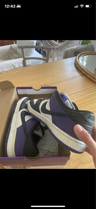 Nike Dunk SB Court Purple tamanho 42,5