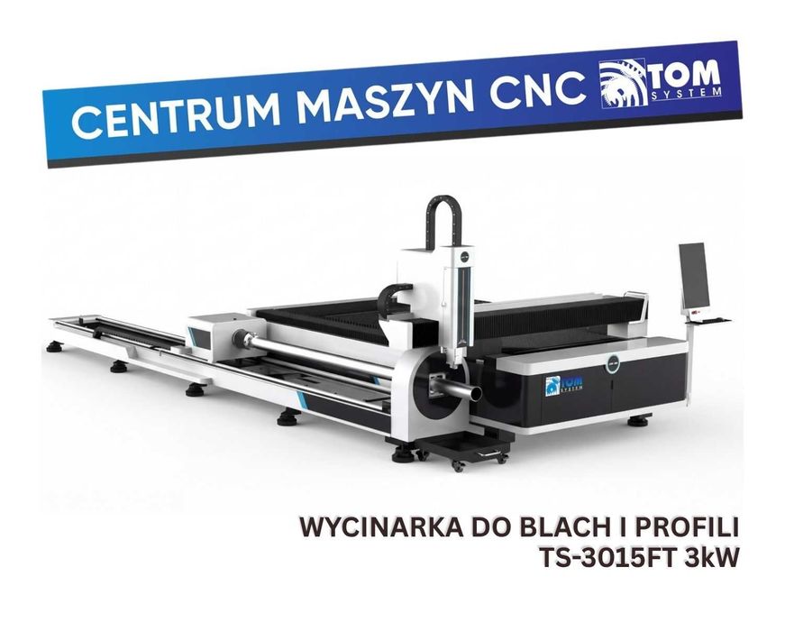 Wycinarka do Blach i Profili TS-3015FT 3kW Raycus BOCI 3000DE-M