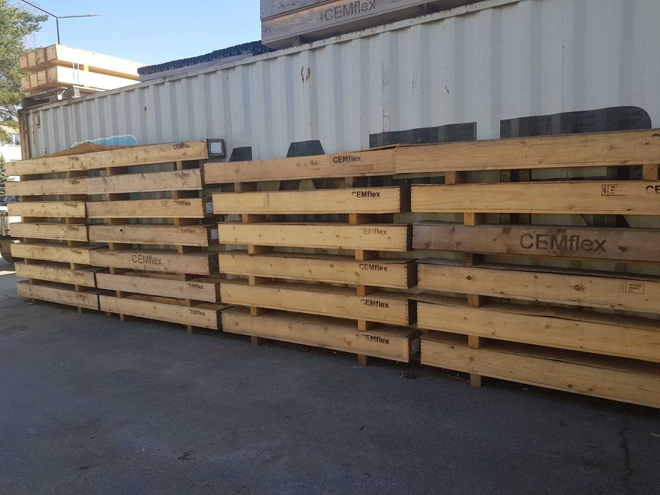 Skrzynki drewniane po Cemflex, kwietnik, warzywniak, deski, drewno