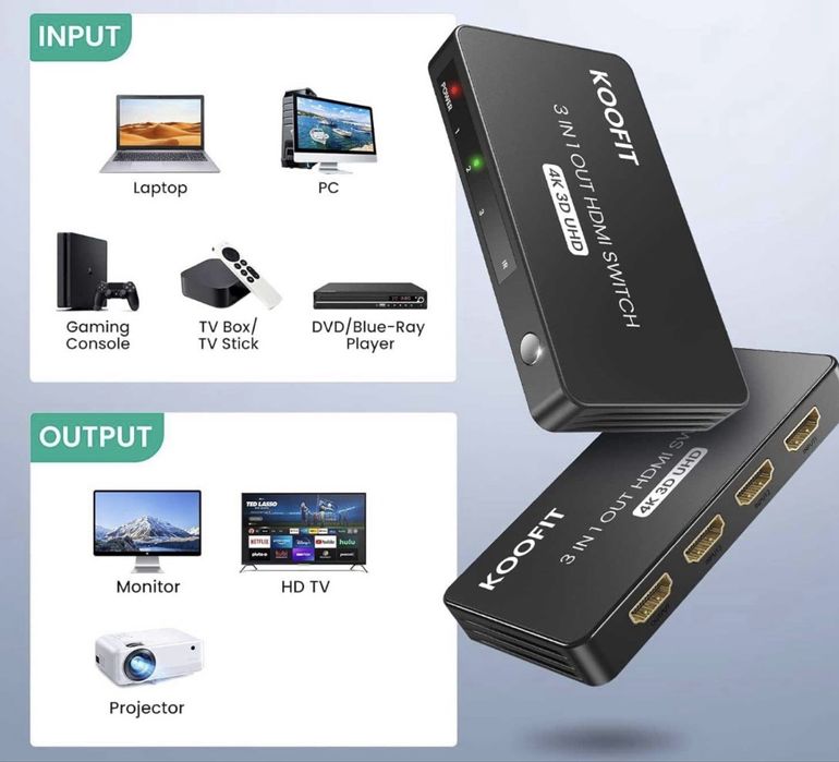 Hdmi переключатель, swith, splitter