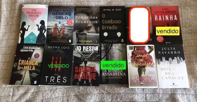 Diversos livros de diferentes autores para vender