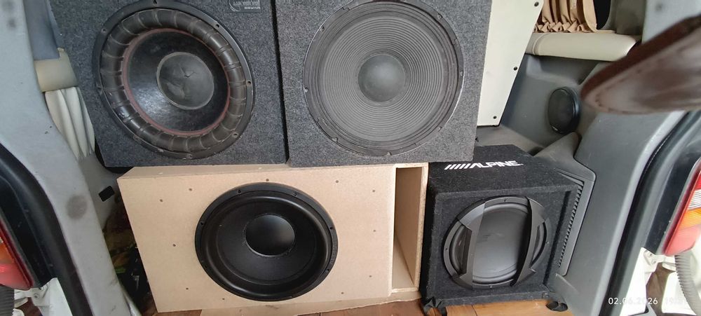 Продам сабвуферы  8" 10" 12" 15" 18" дюймов