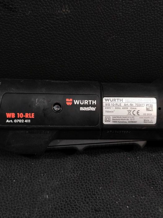 Wiertarka kątowa Würth Master WB 10-RLE z metalową walizką