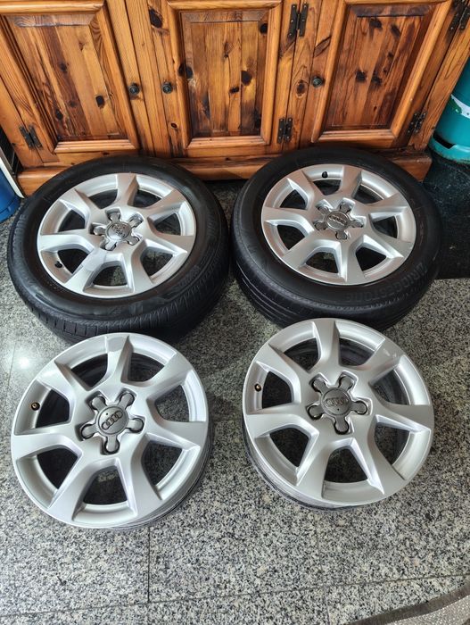 Jantes 16 " 5x112 c/ 2 pneus Bridgestone