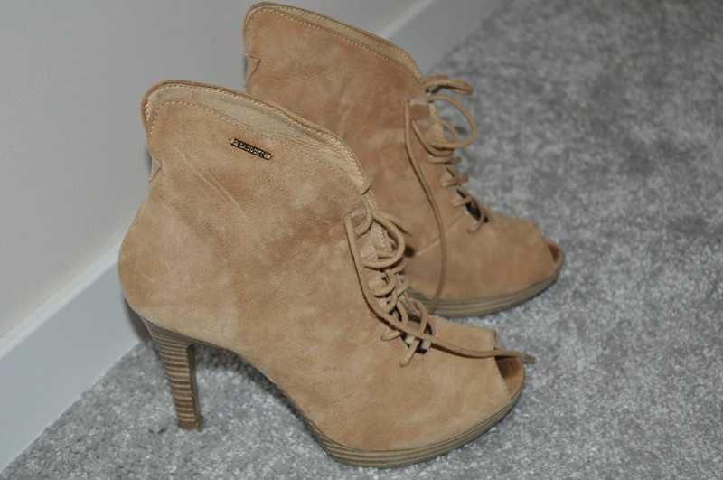 Lasocki 35 r/Rude wiazane botki Igła! Jesień 2023