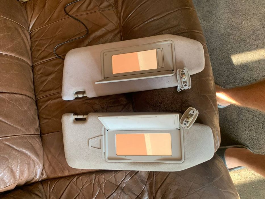 Козирки w220 s klas з цілими кришками