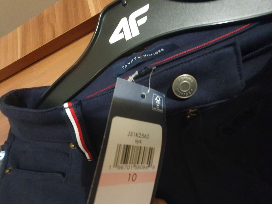 Tommy Hilfiger spodnie dres granat 38