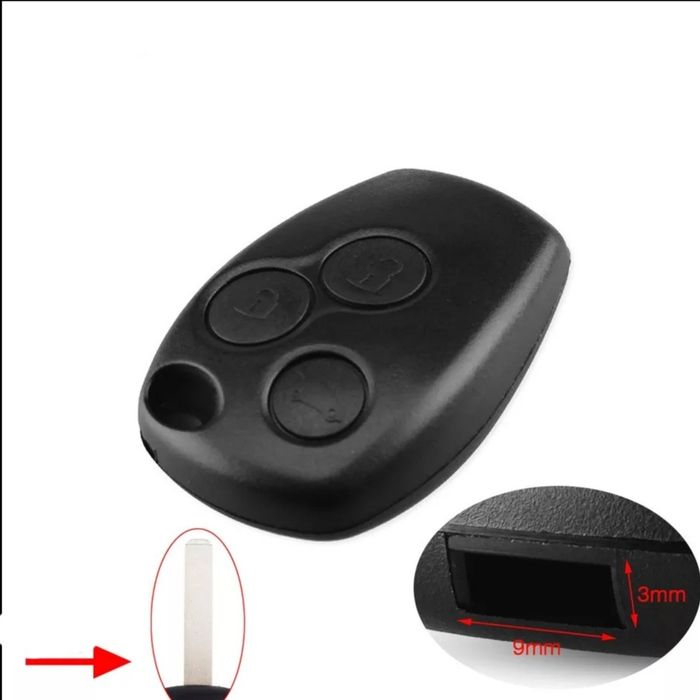 Корпус ключа Renault рено Duster Logan DACIA Sandero Kangoo опт розниц