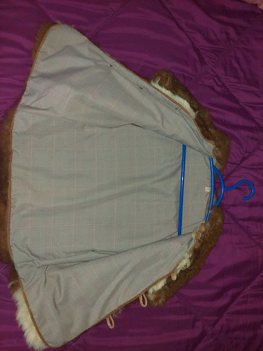 Casaco criança em pele