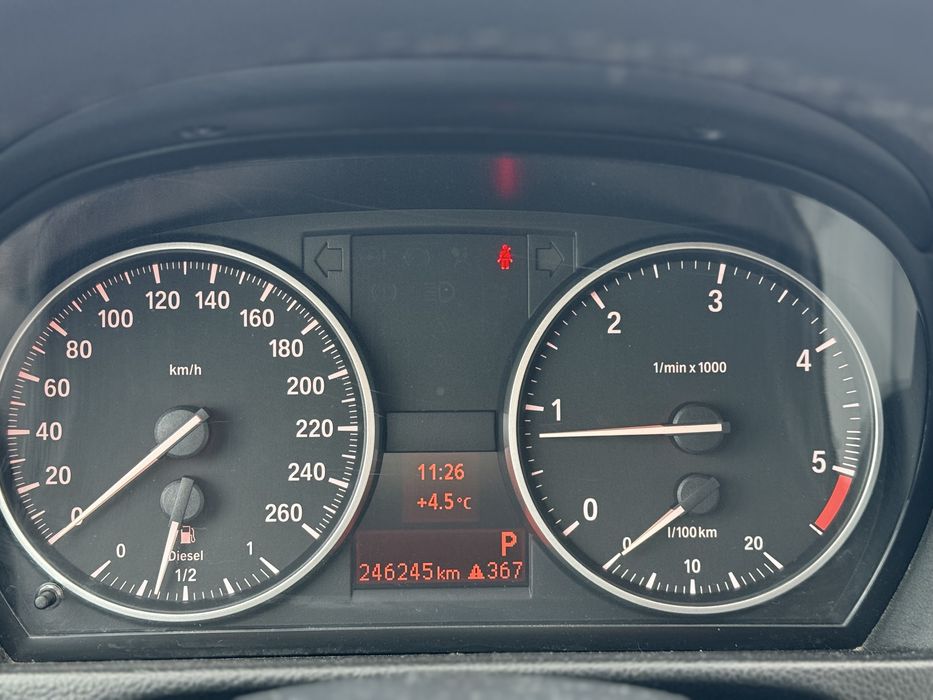 BMW E91 320D 183KM, Automat, Hak, AlpinaWeiss.