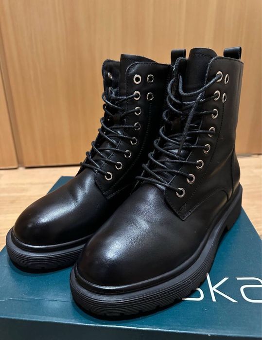 Новые трендовые стильные ботинки сапожки braska