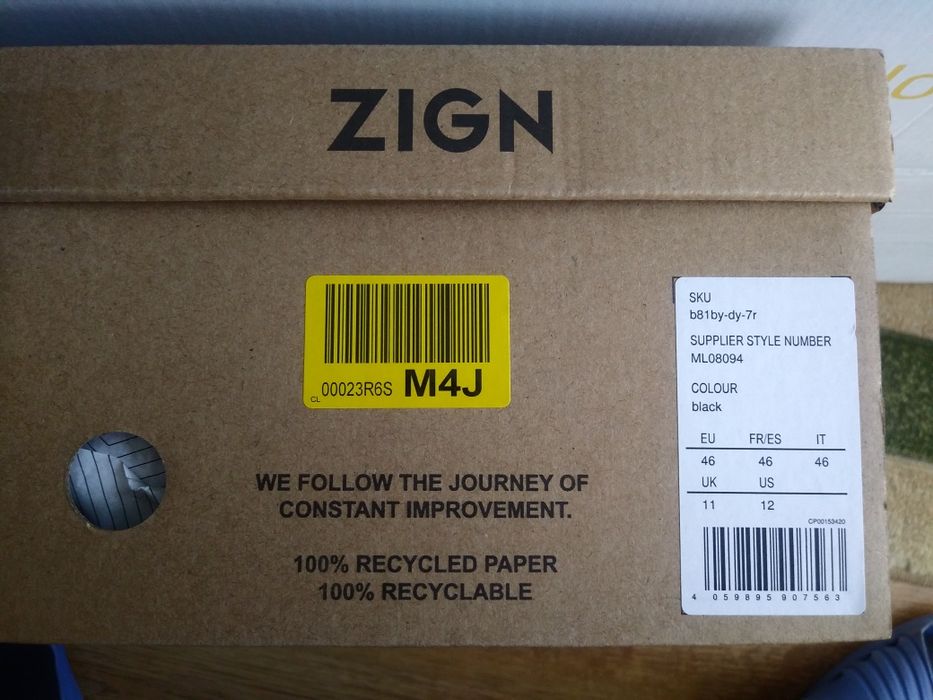 Klasyczne oksfordki zign rozm.40(25,5cm.)