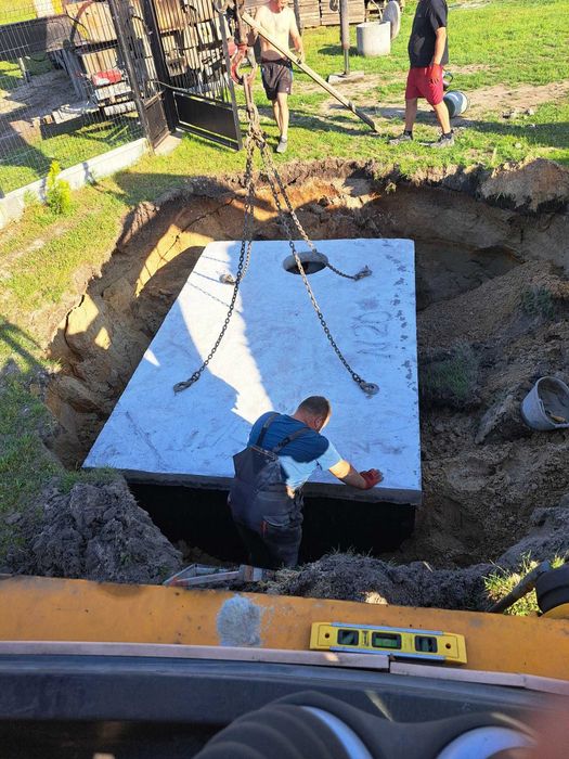 Usługi Koparka ładowarka, transport materiałów sypkich, szamba betonow