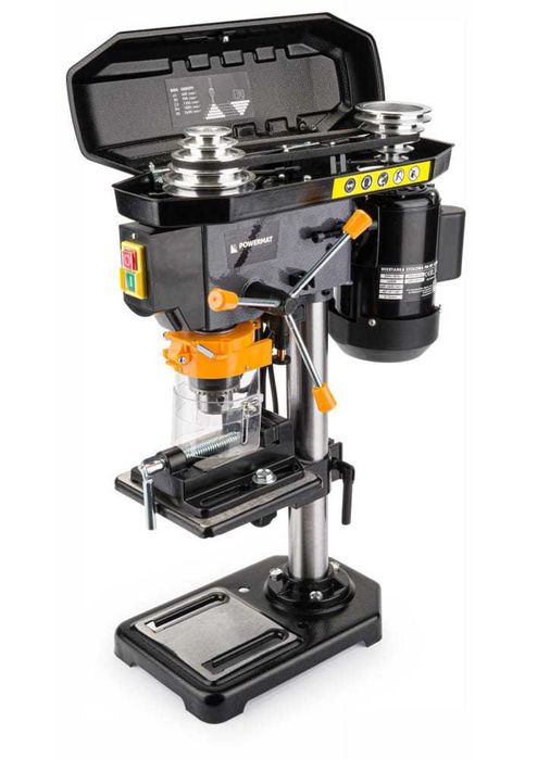 POWERMAT Wiertarka Stołowa Słupowa Kolumnowa Laser + Imadło PM0924