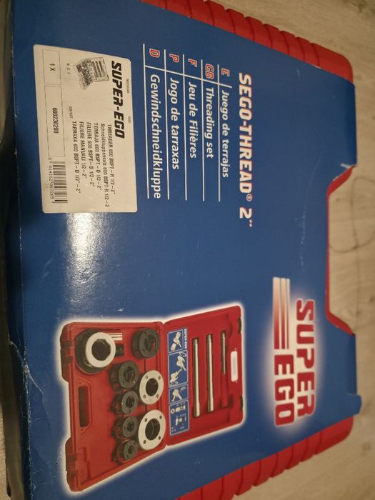 Ręczna gwintownica Ø 1/2 - 2 cali